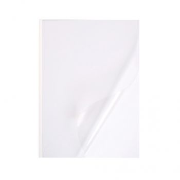 Мягкие термообложки O.Thermotop Double Clear A4 5мм белые (20-40 листов)
