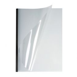 Мягкие термообложки O.Thermotop Double Clear A4 7мм черные (40-60 листов)